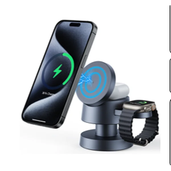 3-in-1 Mushroom Lamp Wireless Charger